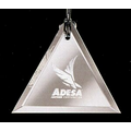 Classy Ornamentals Beveled Triangle Clear Mirror Ornament